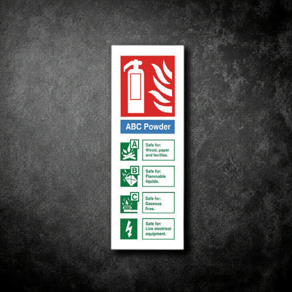 Powder ID Sign Portrait - Photoluminescent image 0