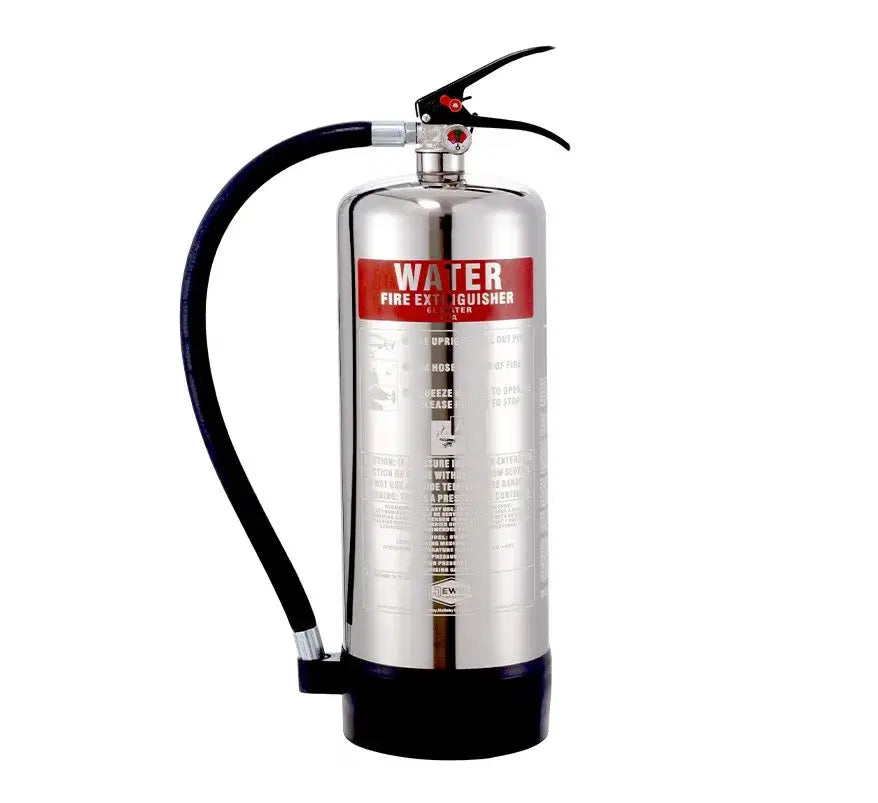 6L Plain Water Extinguisher - Stainless Steel image 2