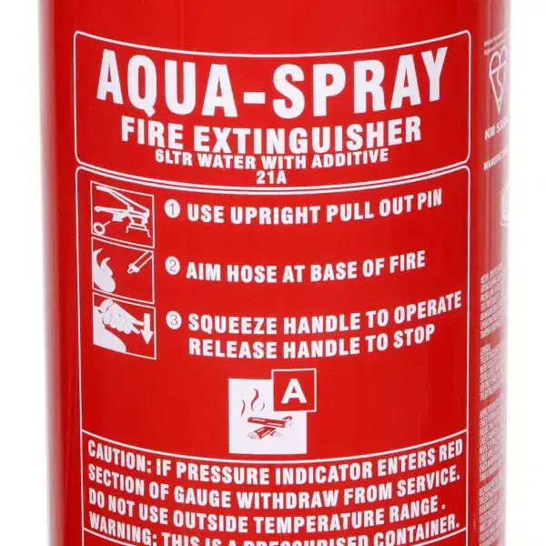 6 Litre Aqua-Spray (Additive) Fire Extinguisher image 1