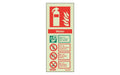 Water ID Sign Portrait - Vinyl (80mm x 200mm) image 0