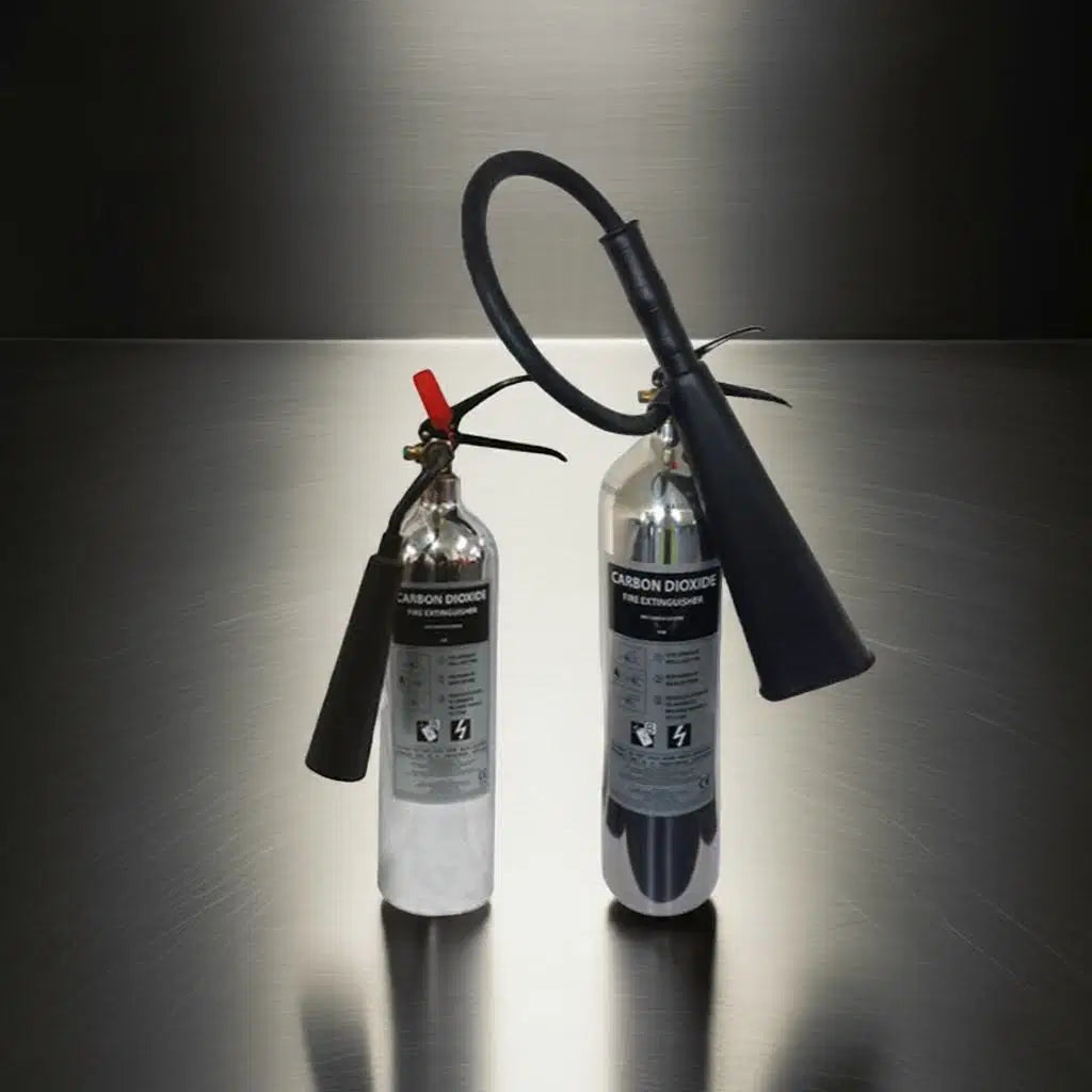 5KG CO2 Fire Extinguisher - Polished image 0