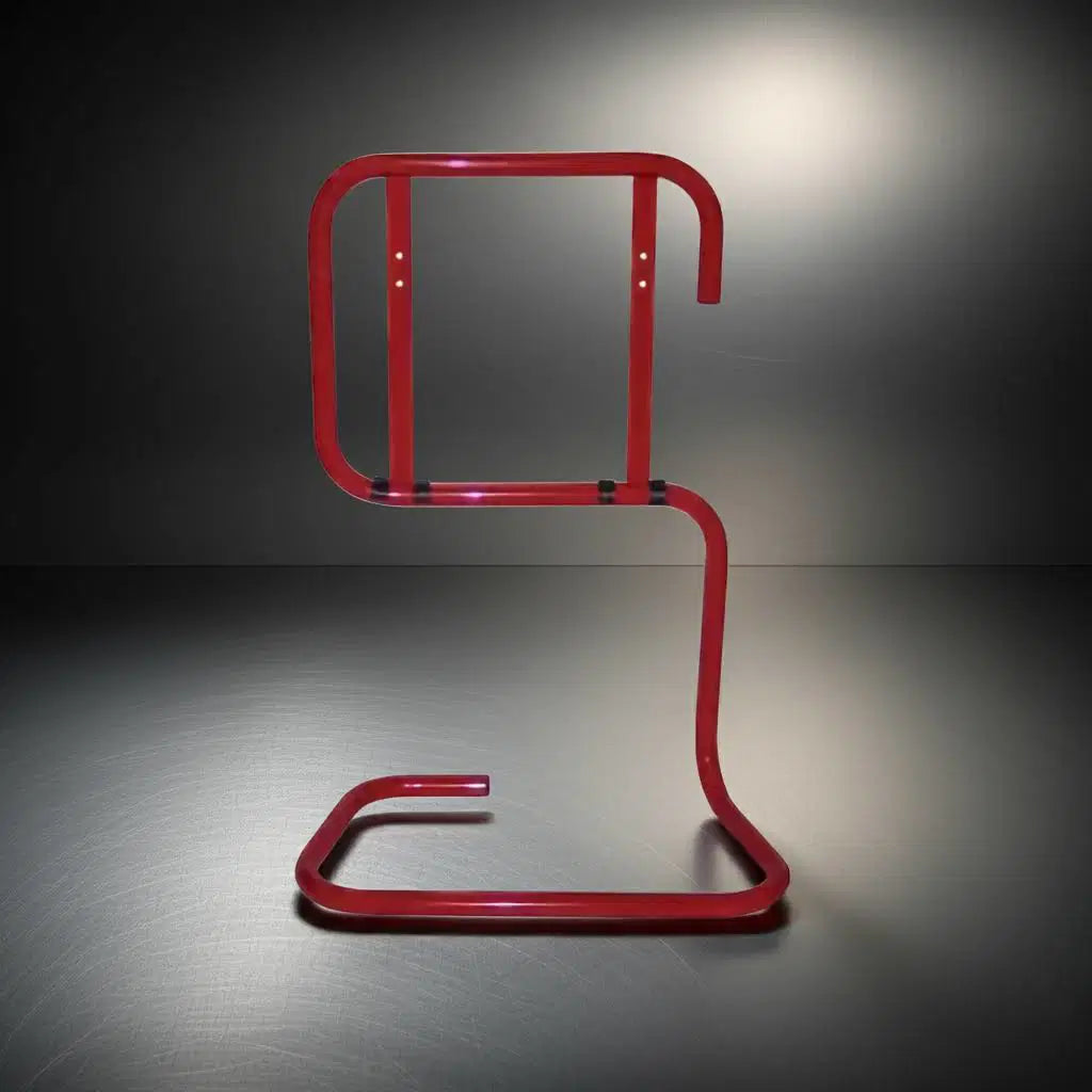 Red Tubular Fire Extinguisher Stand - Double image 0