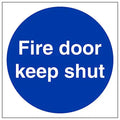 Fire Door Keep Shut - Rigid 100mm x 100mm image 0