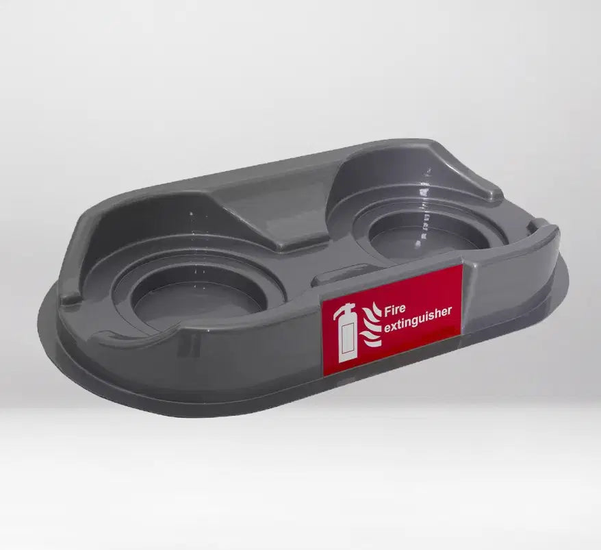FMC Universal Fire Point Extinguisher Stand - Double - Grey image 1