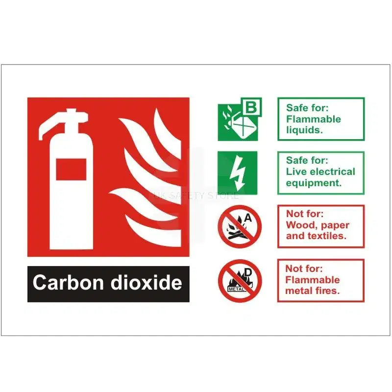 CO2 ID Sign Landscape (100mm x 150mm) Photoluminescent image 1
