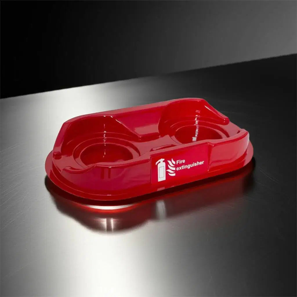 FMC Universal Fire Point Extinguisher Stand - Double - Red image 0